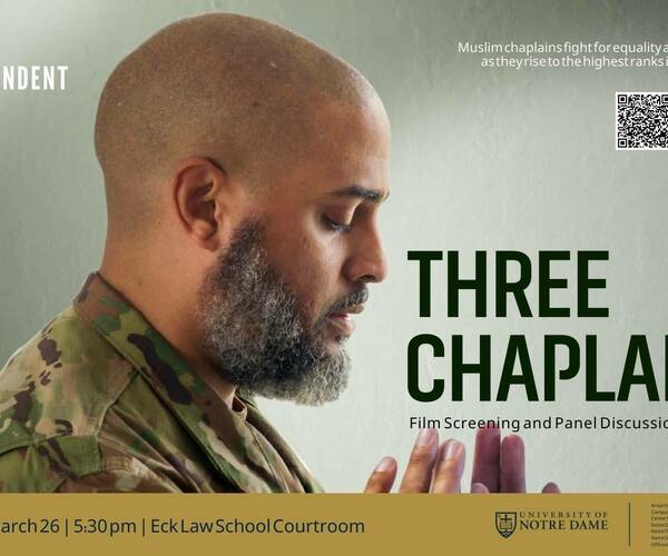 Three Chaplains Film Screening and Panel Discussion